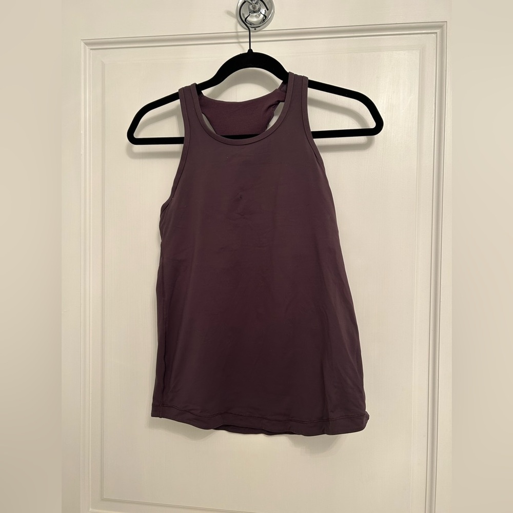 Lulu Lemon purple razor back workout tank